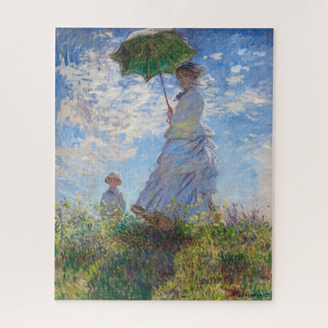 Puzzle Une femme avec un parasol | Monet | (Vertical)