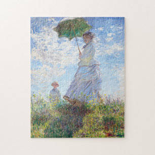 Puzzle Une femme avec un parasol par Claude Monet