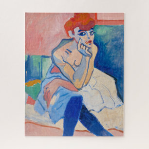Puzzle Une femme dans une chemise   Andre Derain  