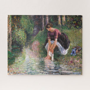 Puzzle Une Femme Lave Ses Pieds Camille Pissarro