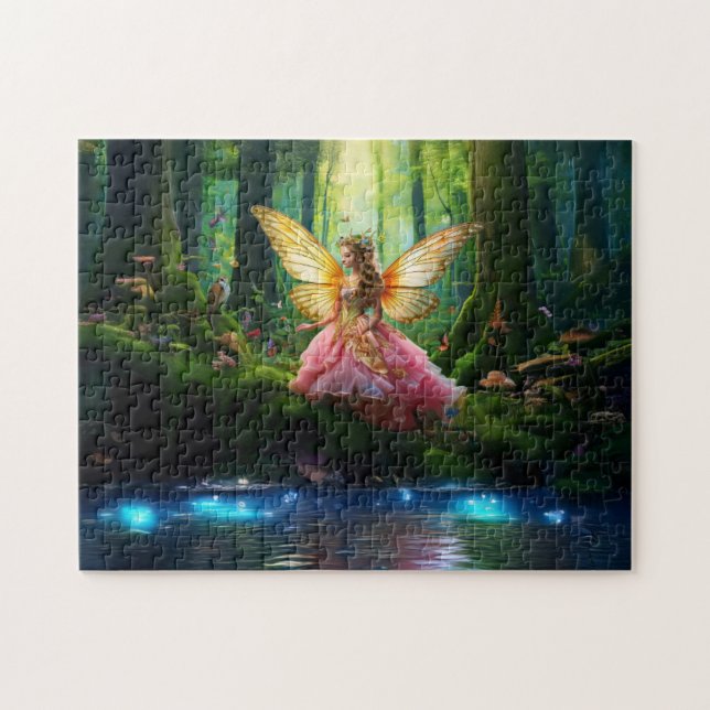 Puzzle Une forêt de bois féerique magique  (Horizontal)