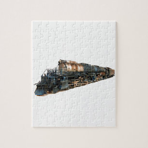 Puzzle Une grande locomotive à vapeur de garçon