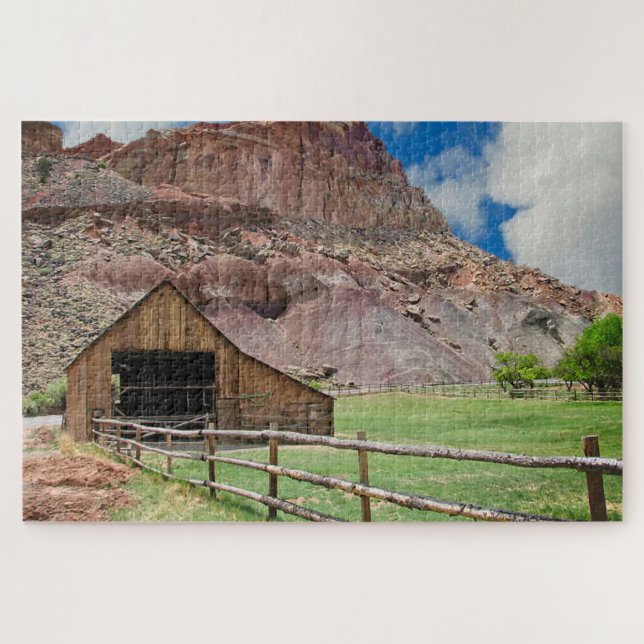 Puzzle Une grange à Capitol Reef (Horizontal)