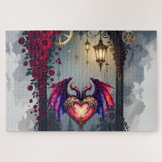 Puzzle Une invitation au clair de lune – L'amour fait tou (Horizontal)