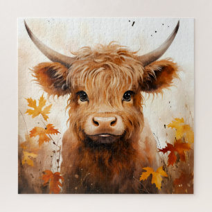 Puzzle Une jolie gamme de vaches Highland Design 1