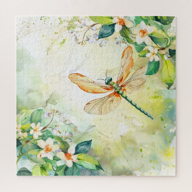 Puzzle Une libellule de printemps (Vertical)