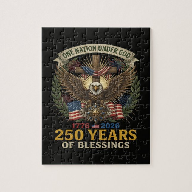 Puzzle Une nation sous Dieu 250 ans (Vertical)