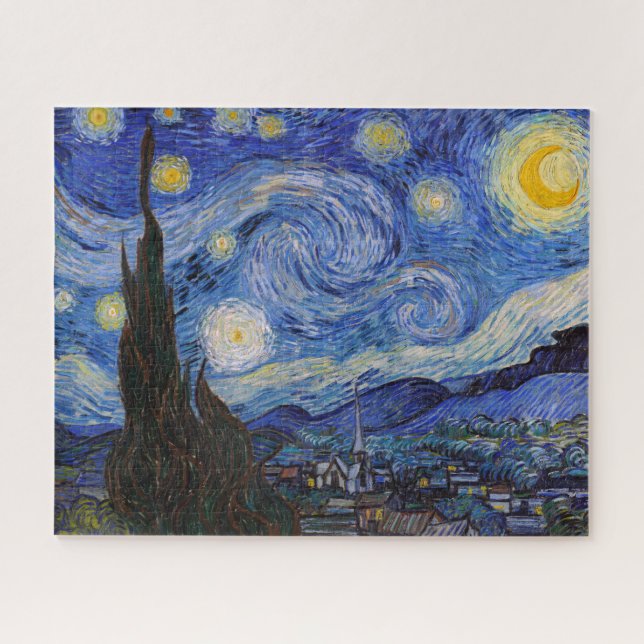 Puzzle Une Nuit étoilée : Saint-Rémy par Vincent Van Gogh (Horizontal)
