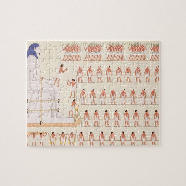 Puzzle Une peinture de mur chez Beni Hasan dépeignant le (Horizontal)