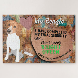 Puzzle Une pensée hilarante de votre Beagle