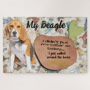 Puzzle Une pensée hilarante de votre Beagle