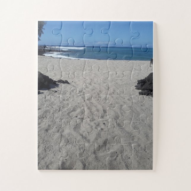 Puzzle Une plage calme (Vertical)