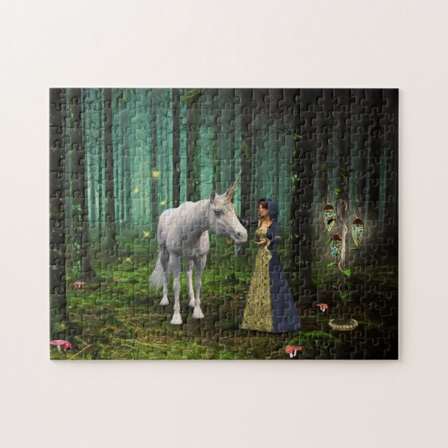 Puzzle Une rencontre magique - Unicorn Imaginaire Art (Horizontal)