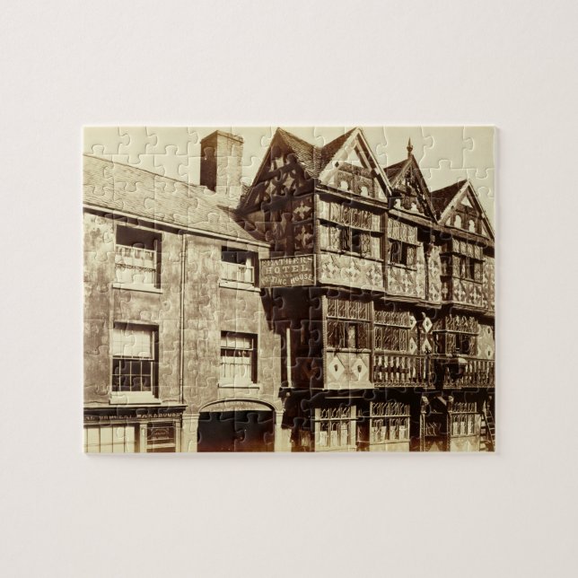 Puzzle Une rue dans Ludlow (photo de b/w) (Horizontal)