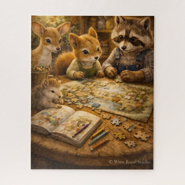 Puzzle Une soirée cosy à Pinecone Hollow  (Vertical)