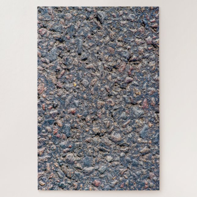 Puzzle Une texture d'asphalte frais et de graviers (Vertical)