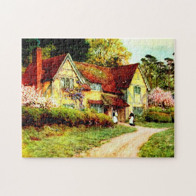 Puzzle Une vieille maison du Buckinghamshire par Helen Al (Horizontal)