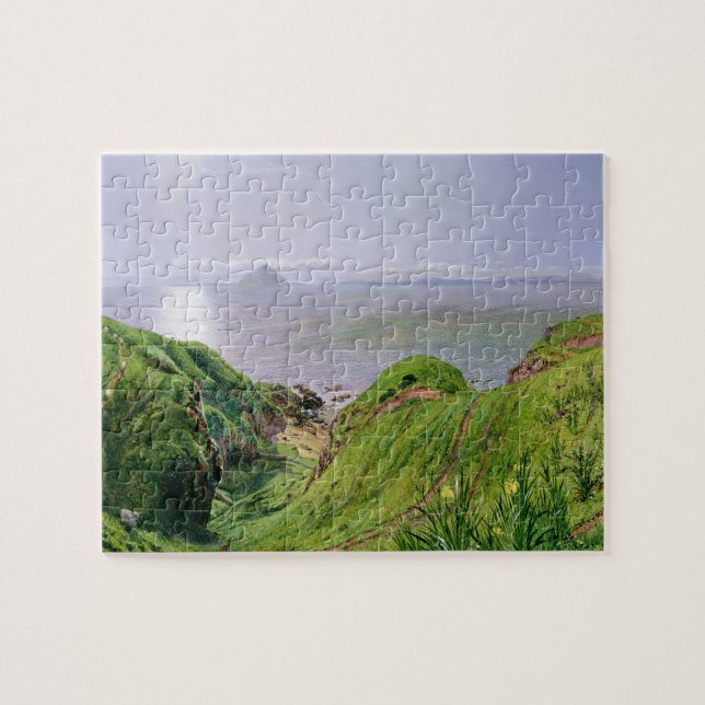 Puzzle Une vue d'Ailsa Craig et l'île d'Arran, 1860 (Horizontal)