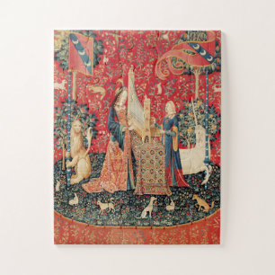 PUZZLE UNICORN ET DAME JOUER ORGE AVEC ANIMAUX