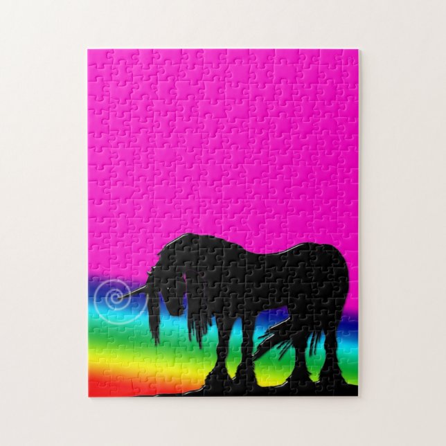 Puzzle Unicorne arc-en-ciel (Vertical)