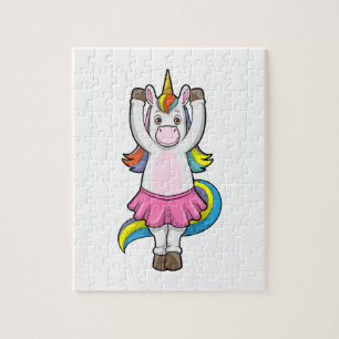 Puzzle Unicorne au Ballet Dance avec jupe
