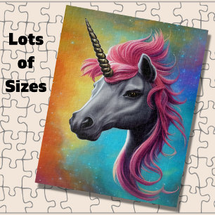 Puzzle Unicorne avec Pink Mane Jigsaw