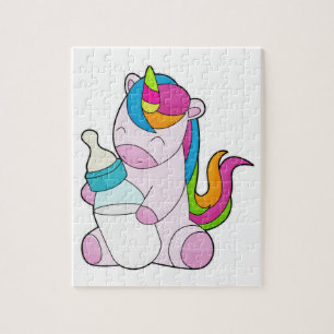 Puzzle Unicorne Bouteille de lait