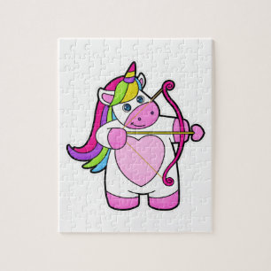 Puzzle Unicorne comme Archer avec Bow et Flèche