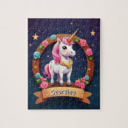 Puzzle Unicorne crépusculaire personnalisée