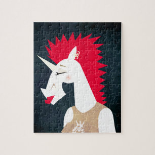 Puzzle Unicorne de Punk Rock