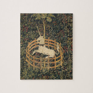 Puzzle Unicorne En Captivité Moyen Age Tapisserie Vintage