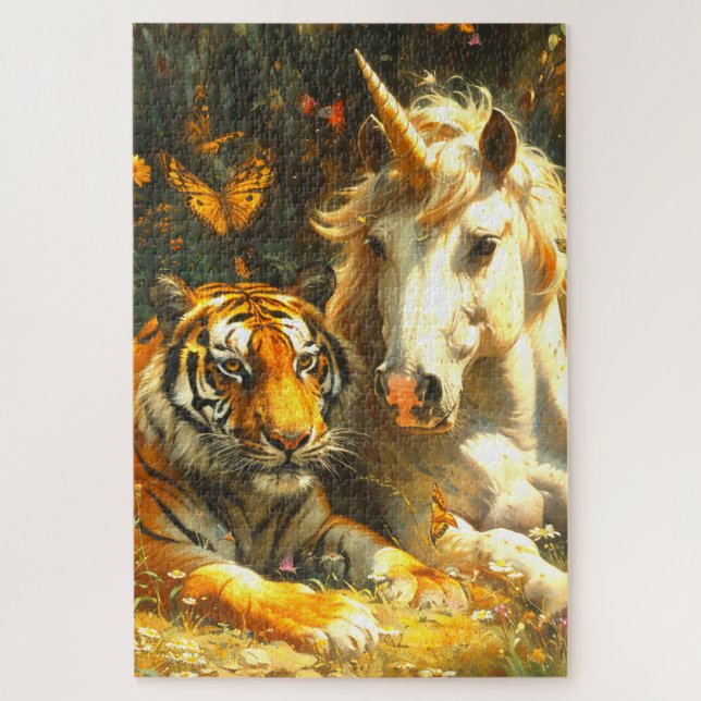 Puzzle Unicorne et Tiger (Vertical)