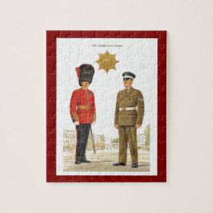 Puzzle Uniformes militaires historiques, gardes de