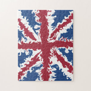 Puzzle Union Jack Liquid Art