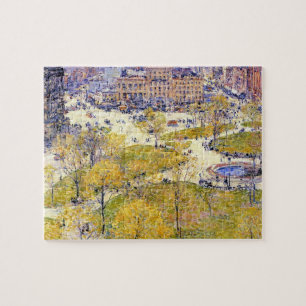 Puzzle Union Square au printemps par Frederick Childe Has