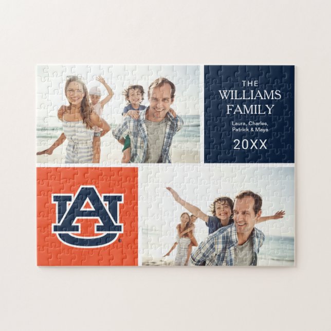 Puzzle Université d'Auburn | Auburn UA Logo (Horizontal)