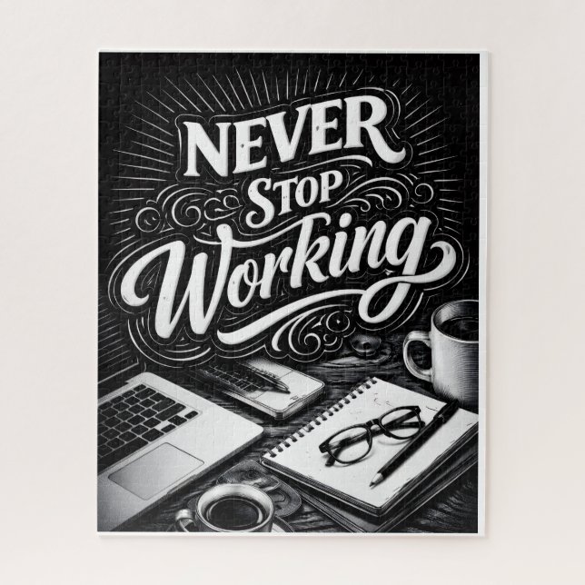 Puzzle Unstoppable Hustle (Vertical)