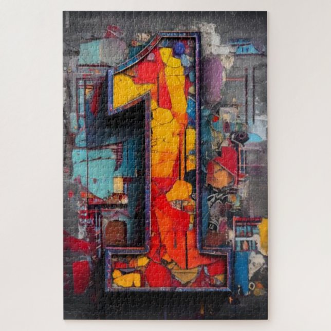 Puzzle Urban Champion : Graffiti Coriace Numéro Un (Vertical)