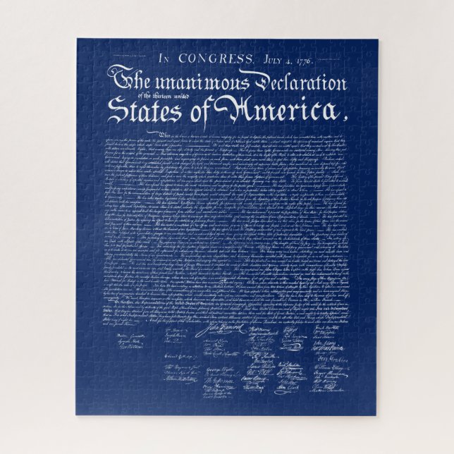 Puzzle US Declaration of Independence (Vertical)