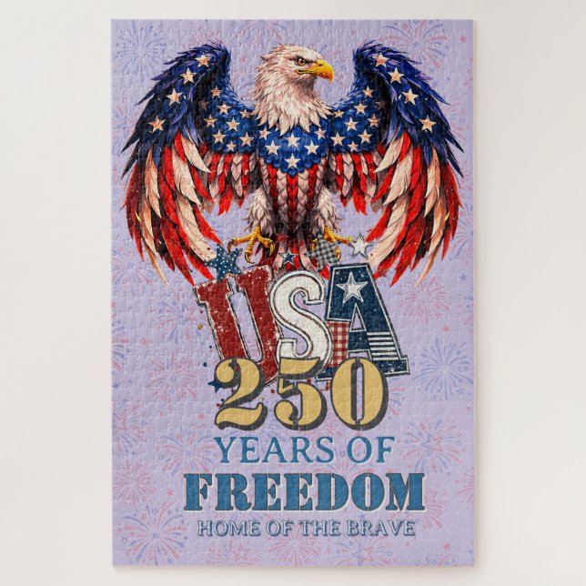 Puzzle USA Aigle 250 Ans Liberté (Vertical)