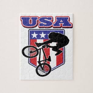 Puzzle USA BMX Biker