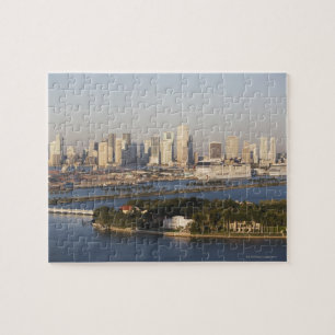 Puzzle USA, Floride, Miami, Cityscape avec littoral