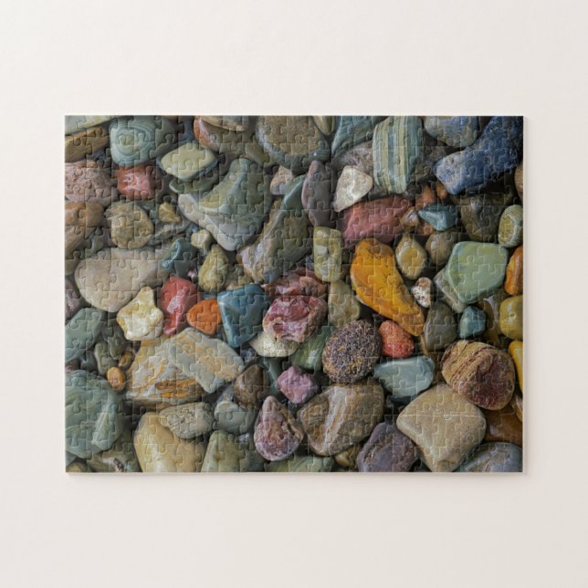 Puzzle USA, Montana, Glacier National Park, Stones (Horizontal)