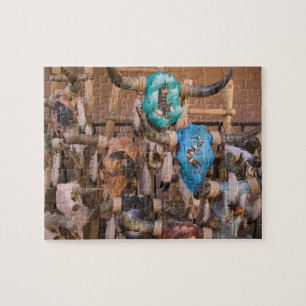 Puzzle USA, Nouveau Mexique, Père Noël Fe : Le centre-vil