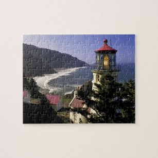 Puzzle USA, Oregon, Florence. Phare de Heceta Head