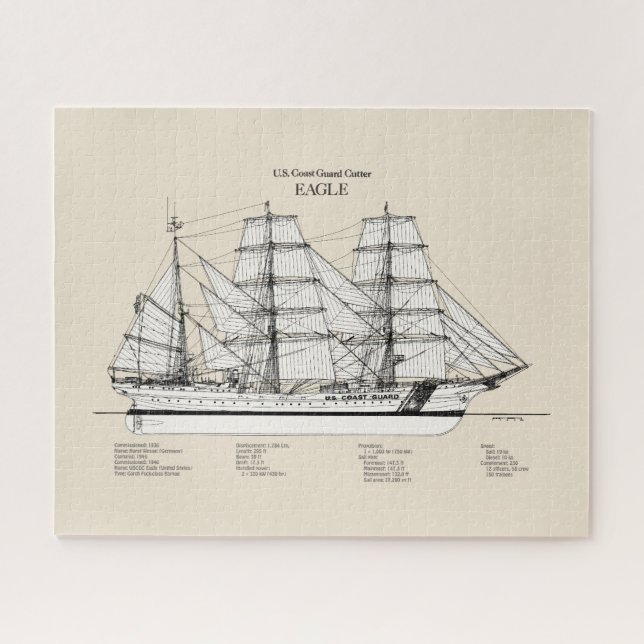Puzzle USCGC Eagle wix-327 - SBD (Horizontal)