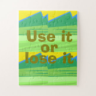 Puzzle Use it or Lose it Christmas Gift