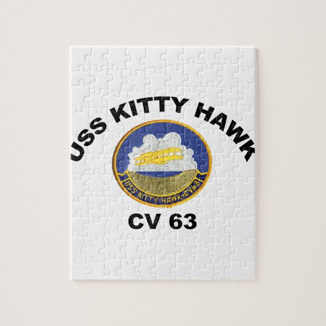 Puzzle USS Kitty Hawk (CV-63) (Vertical)