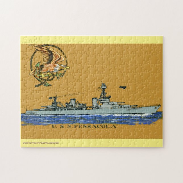 Puzzle USS Pensacola (CL/CA-24) (Horizontal)