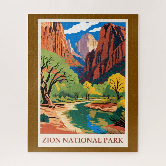 Puzzle Utah - Parc national de Zion (Vertical)